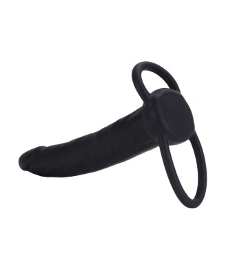 Silicone Dual Penetrator Black