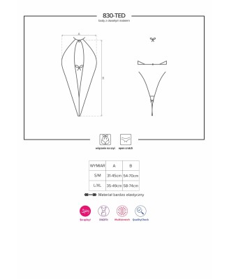 Bielizna-830-TED-1 body  S/M