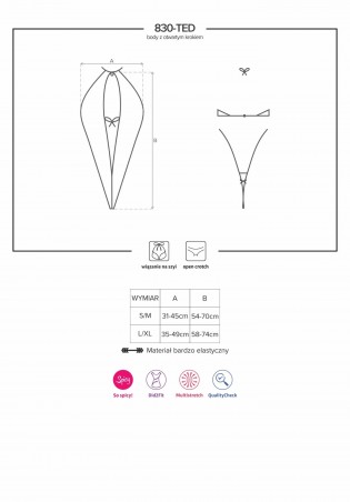 Bielizna-830-TED-1 body  S/M